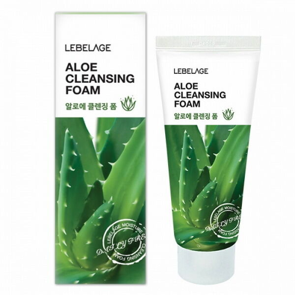 Lebelage Пенка для умывания с экстрактом алоэ LebelАge Aloe Cleansing Foam, 100мл
