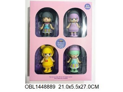 9941-1 В набор кукол, 27*21 см, 4 шт/в коробке 1448889