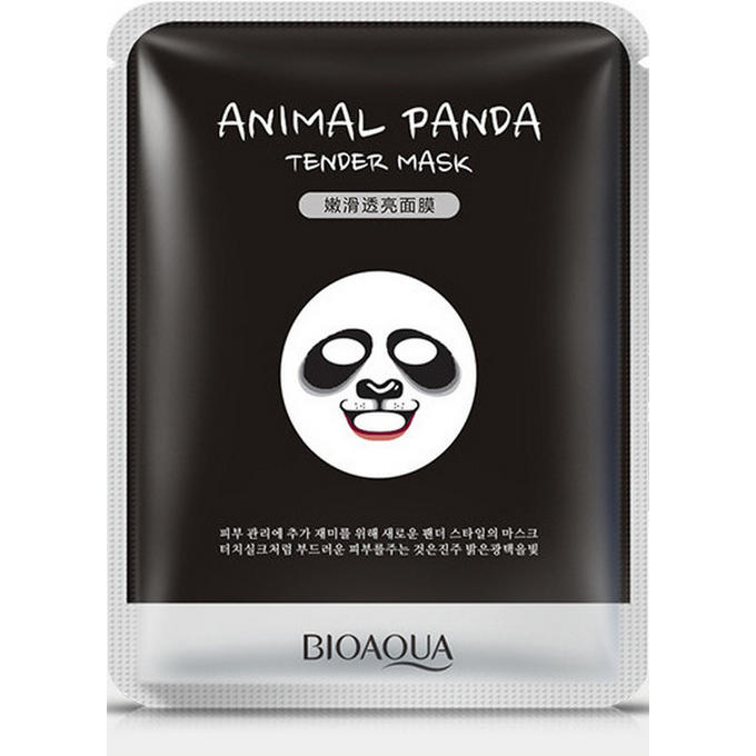 Смягчающая тканевая маска с принтом Панда BIOAQUA Animal Panda Tender Mask
