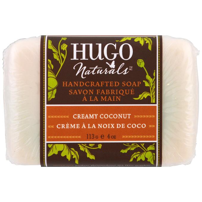 Hu*o Naturals, Мыло ручной работы, сливочный кокос, 4 унции (113 г)