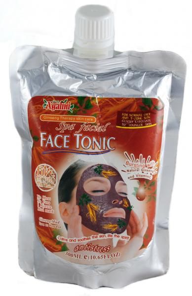 Тонизирующая маска-пленка для лица с экстрактом женьшеня 300 мл.