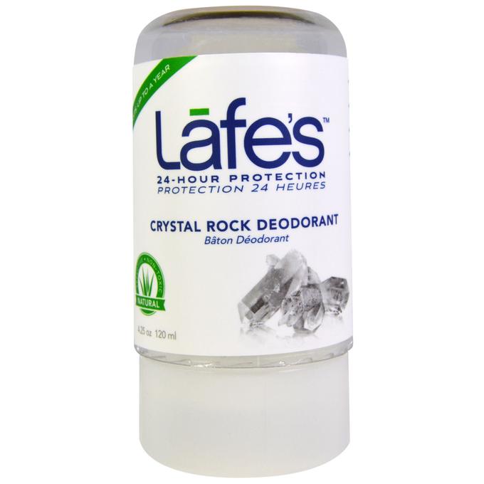 Lafes Natural Body Care, Crystal Rock Deodorant, 4.25 oz (120 g)