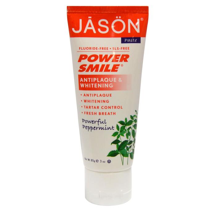 Jason Natural, Powersmile, Antiplaque &amp;amp - amp -  Whitening Toothpaste 3 oz