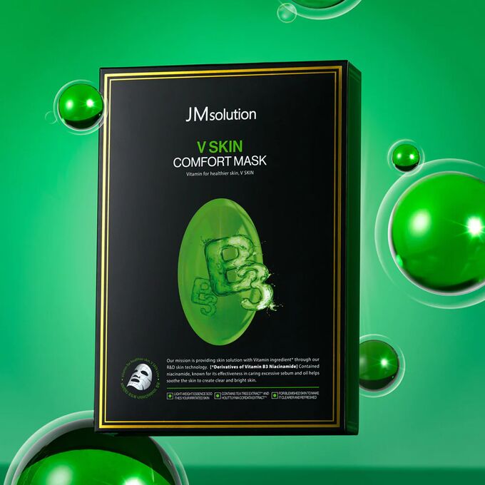 JMsolution Тканевая маска с витамином В3 (ниацин) V Skin Comfort Mask Vitamin B3