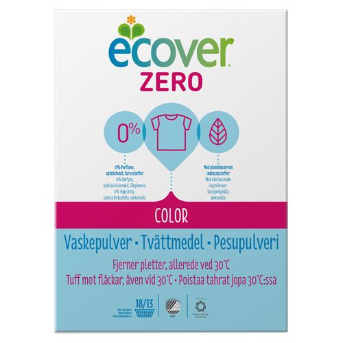 Экологический стиральный порошок-ультраконцентрат для цветного белья COLOR ZERO, 750 г
