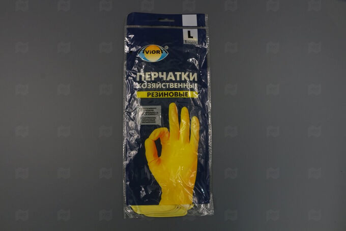 Мир упаковки Перчатки латексные AVIORA с хлоп. напыл. L (2 шт.) 402-568