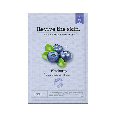 Labute Маска-салфетка с экстрактом черники Revive the skin Blueberry Mask