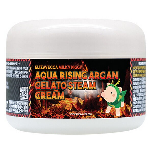 Паровой увлажняющий крем для лица Elizavecca Milky Piggy Aqua Rising Agran Gelato Steam Cream,100мл