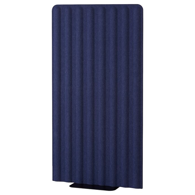 IKEA EILIF, экран, отдельно стоящий, синий черный, 80x150 см