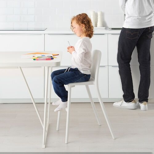 IKEA URBAN, детское кресло, белое,