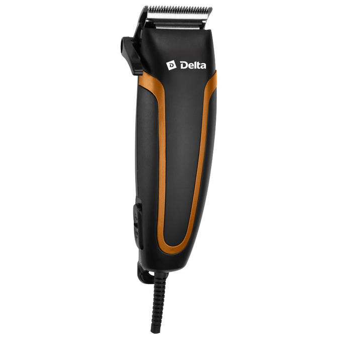 Машинка для стрижки волос DELTA DL-4044 черная с оранжевым