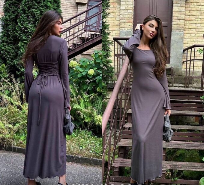 Платье лапша Stradivarius черное