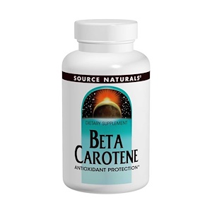 Source Naturals, Бета-каротин, 25000 МЕ, 250 капсул