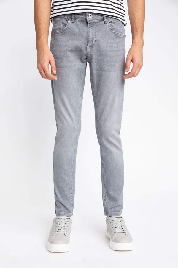 DEFACTO Джинсовые брюки скинни, комфортной посадки, плотного, свободного кроя, с нормальной талией, очень узкие брюки