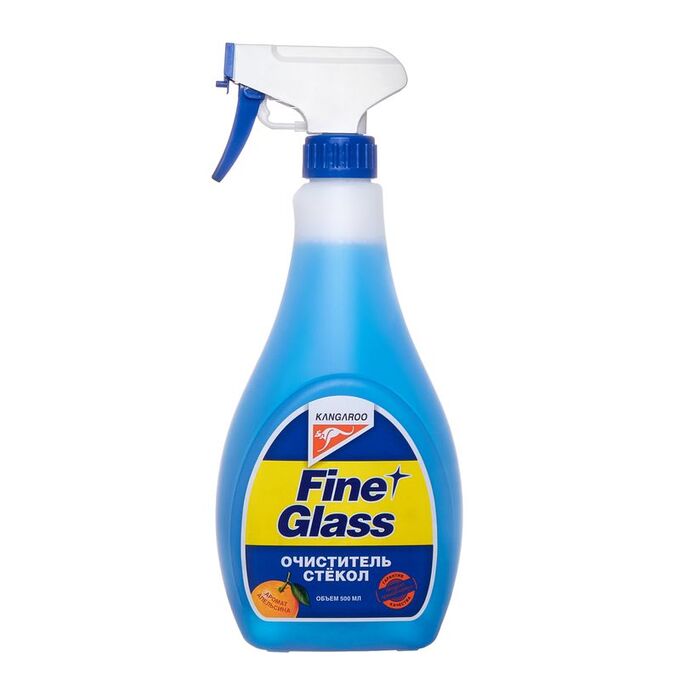 Kangaroo Fine glass - очиститель стекол ароматизированный (500ml), апельсин (б/салф.)