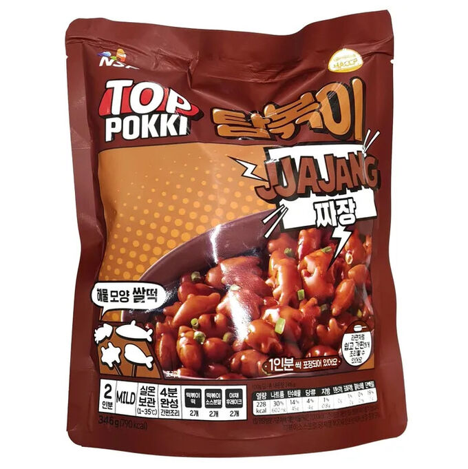 Торговый знак отсутствует Рисовые палочки &quot;TOP POKKI&quot;  346г*10 со вкусом соевых бобов ДЖАДЖАНГ 2 порции