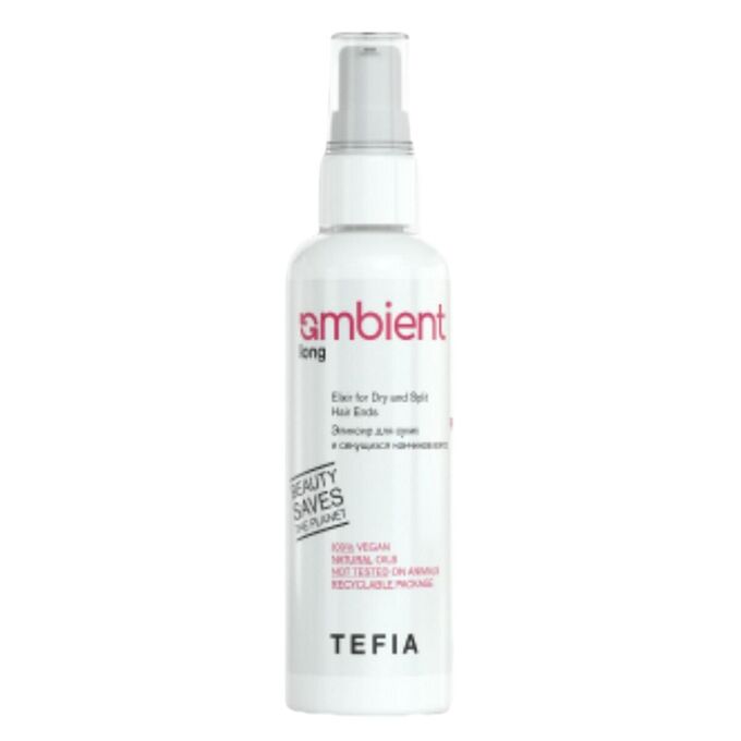 TEFIA Ambient Эликсир для сухих и секущихся кончиков волос Long Elixir for Dry and Split Hair Ends, 100 мл
