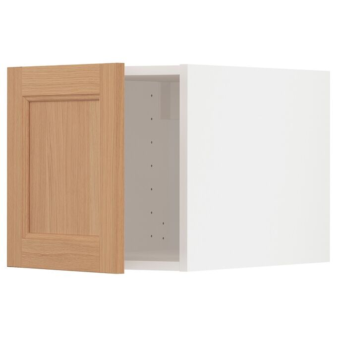 IKEA МЕТОД, верхний шкаф, белый дуб Ведхамн, 40x60x40 см