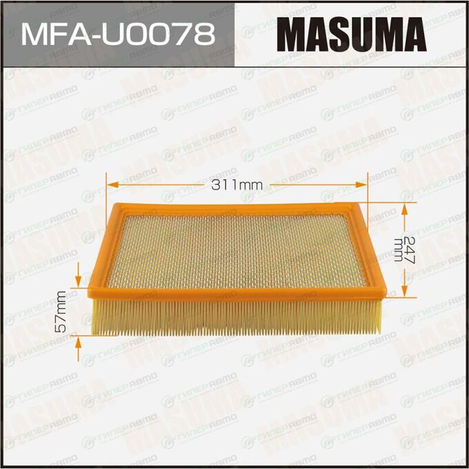 Фильтр воздушный Masuma, арт. MFA-U0078