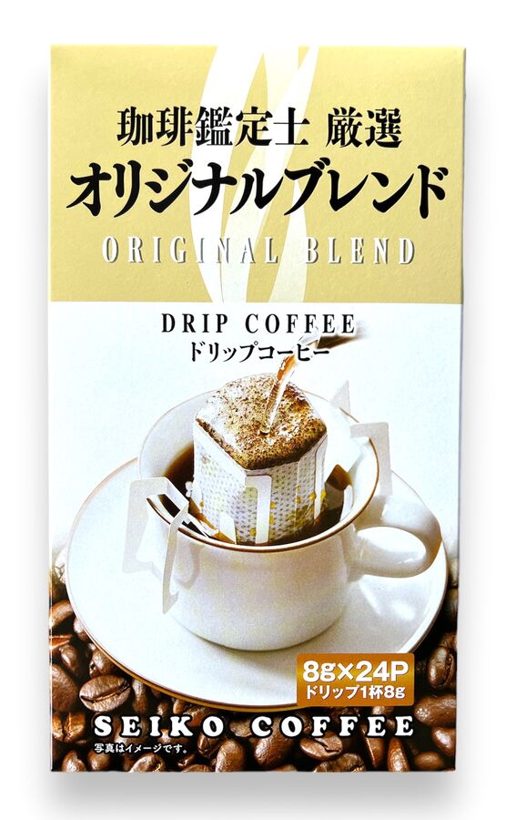 Seiko Coffee Co.,LTD. Кофе молотый Seiko Coffee Дрип-бэг Original blend (24 шт/уп) к/к 192г, 1/12