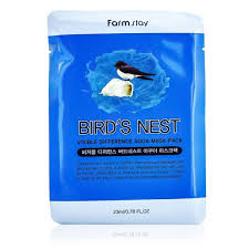 Farm Stay Тканевая маска для лица с экстрактом ласточкиного гнезда Visible Difference Bird&#039;s Nest Aqua Mask Pack, 23мл