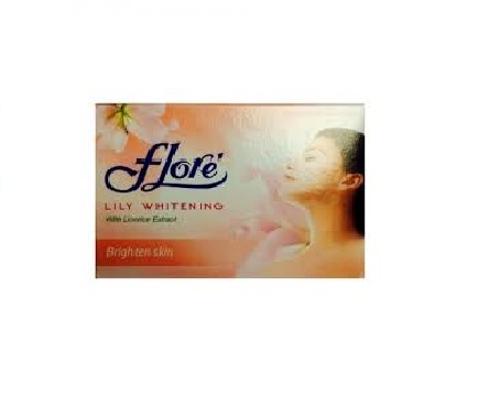 Lion Thailand Flore Herbal Bar Soap Mыло туалетное, осветляющее, лилия,Таиланд