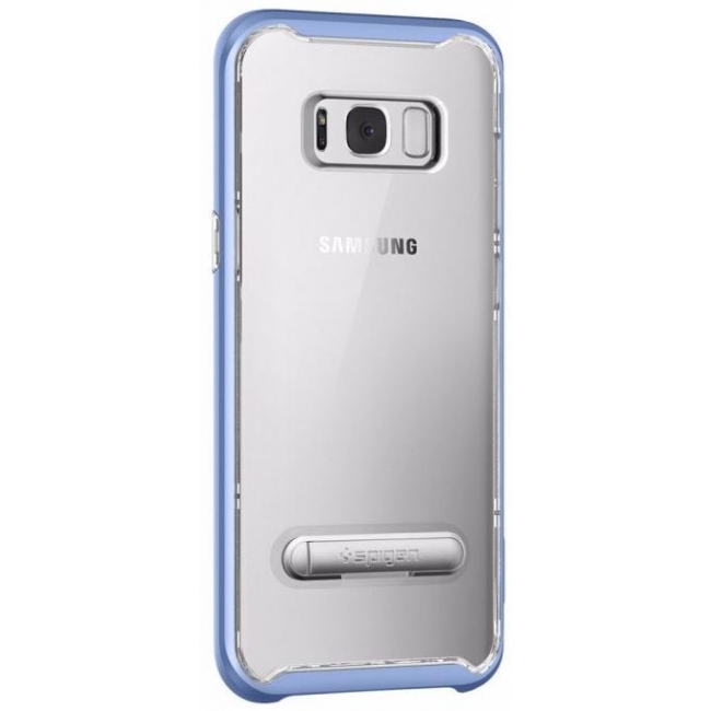 Чехол Spigen для Galaxy S8+ Crystal Hybrid, голубой коралл (571CS21128)