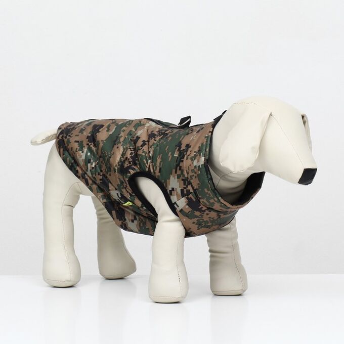 СИМА-ЛЕНД Куртка для собак &quot;Защитник&quot;, размер L (ДС 34, ОГ 48 см)