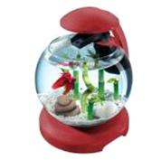 Tetra Cascade Globe 6,8 л., бордовый аквариум, LED свет, фильтр