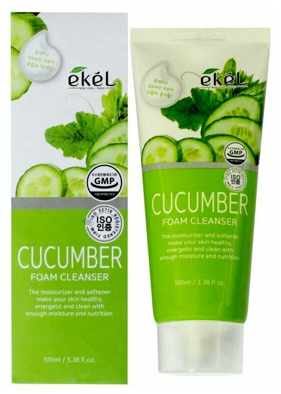 Ekel cosmetics Пенка для умывания с огурцом Foam Cleanser Cucumber