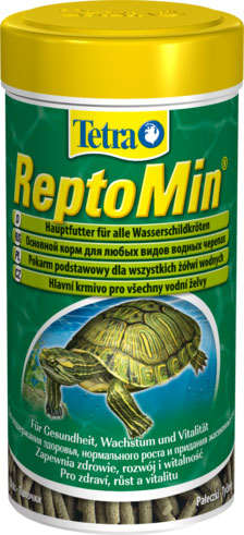 Tetra ReptoMin 250 мл., (палочки), основной корм для водных черепах