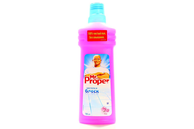 $ -&gt; MR PROPER Моющая жидкость для уборки Универсал Роза 750мл