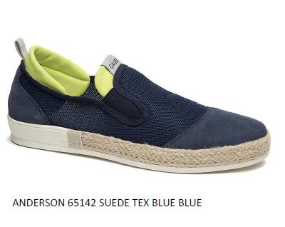 GAUDI ANDERSON 65142 SUEDE TEX BLUE BLUE V3737