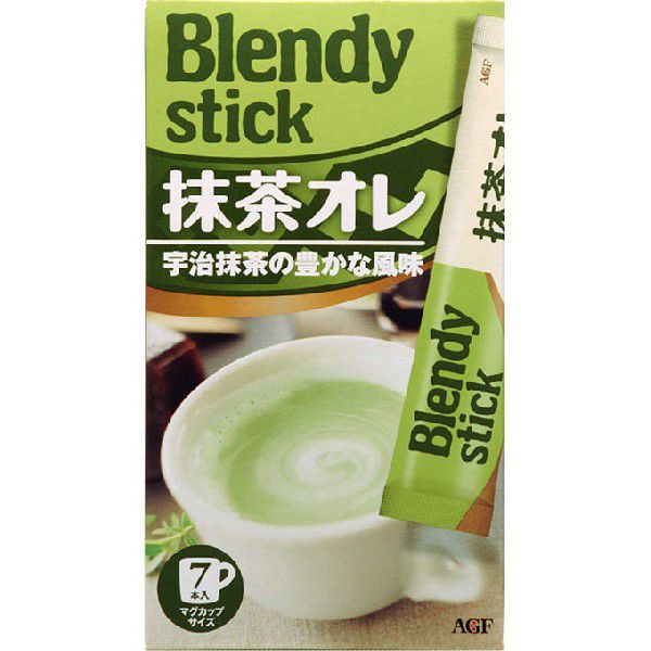 Чай зеленый с молоком растворимый Blendy stick AGF, 12гр. 1стик