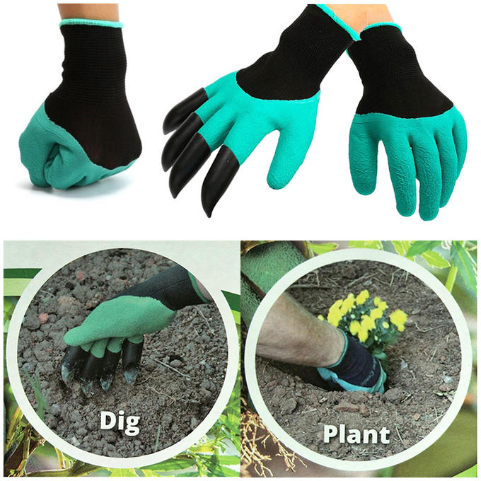 Перчатки с когтями Garden Genie Gloves