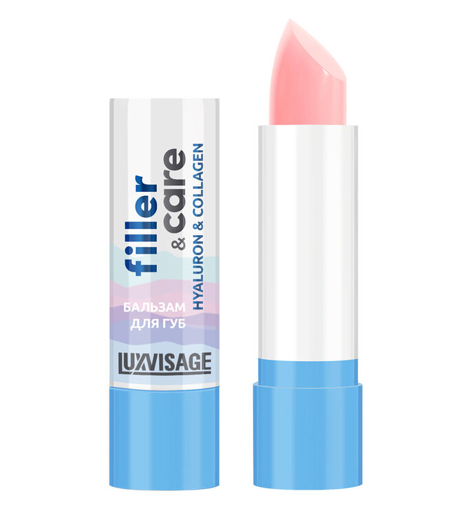 Люксвизаж БАЛЬЗАМ ДЛЯ ГУБ LUXVISAGE FILLER &amp; CARE HYALURON &amp; COLLAGEN, LUXVISAGE