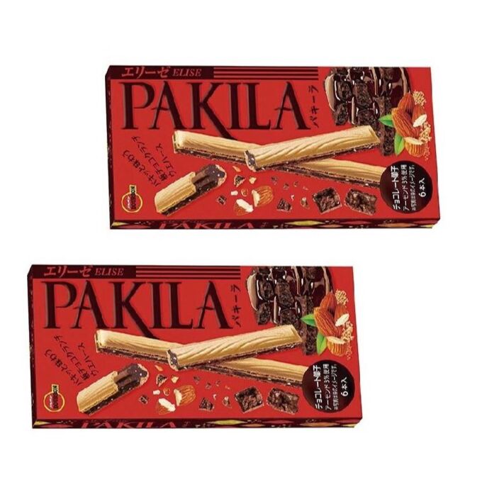 Печенье BOURBON шоколадные палочки PAKILA 62гр