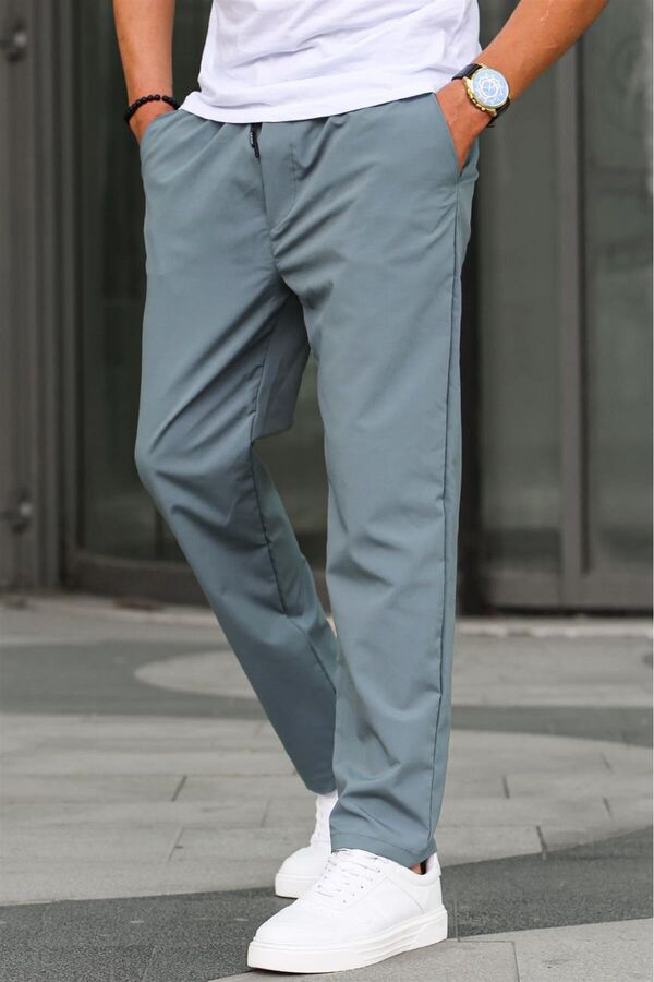 Madmext Базовые мужские брюки из ткани Parachute мятно-зеленые 6513