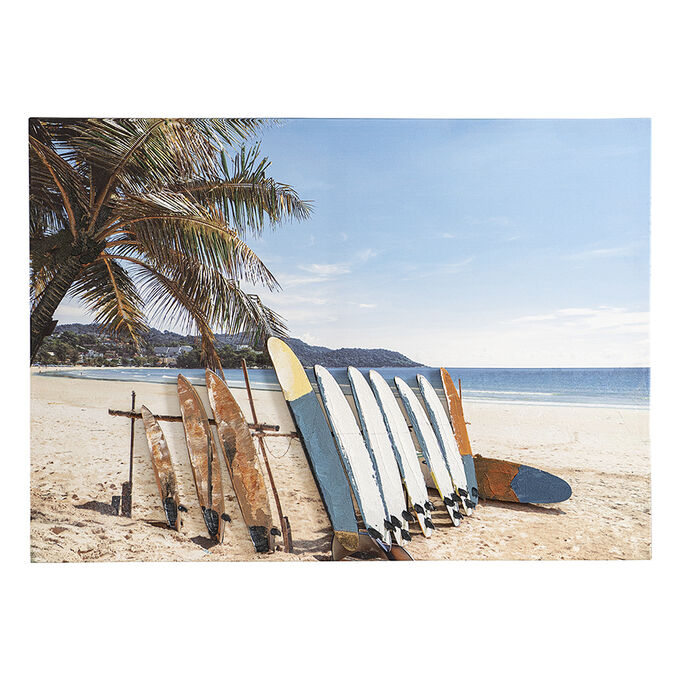 Bergenson Bjorn Панно декоративное с эффектом 3D Surf, Beach, 70х50 см