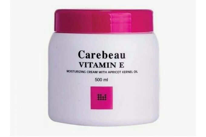 Крем для тела Carebeau с витамином Е (розовый, 500 мл)