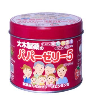 Ohki Pharmaceutical Детские витамины с клубничным желе PAPA JELLY(120 шт).