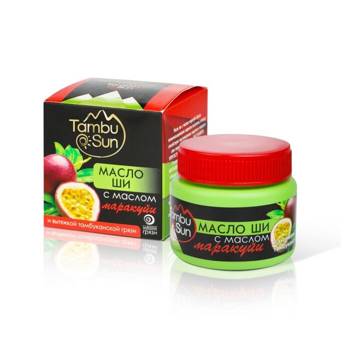 Бизорюк Масло Ши с маслом маракуйи, пластик, 50 мл, &quot;TambuSun&quot; TambuSun