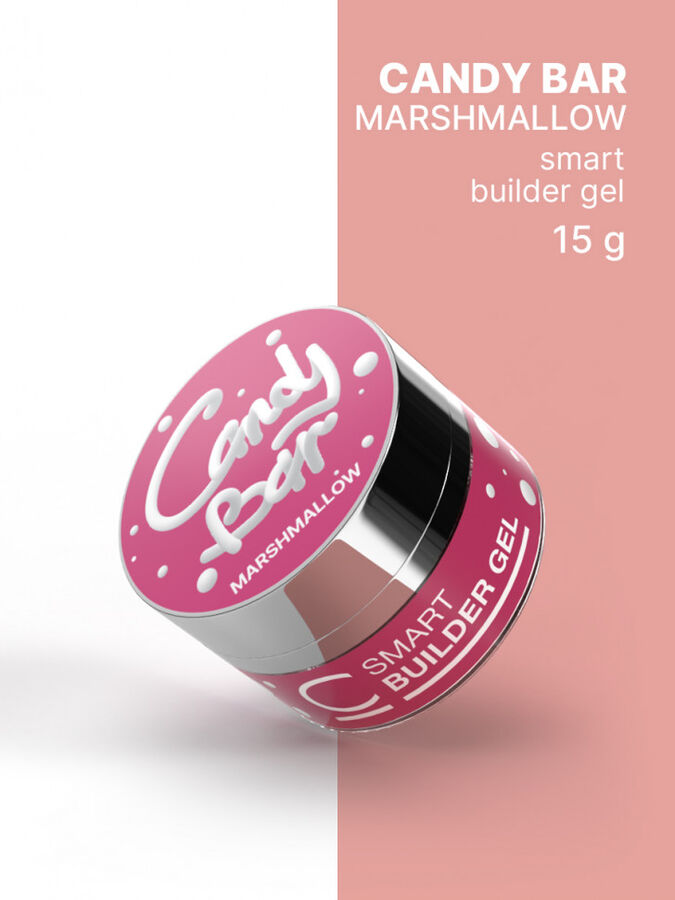 Гель для наращивания Candy Bar Smart Marshmallow 15 мл