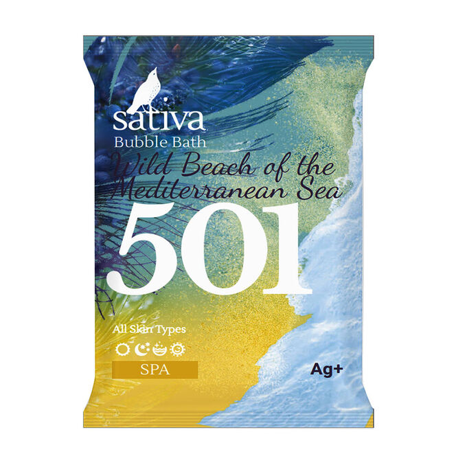 Sativa Пена для ванны &quot;Дикий пляж Средиземного моря&quot; №501