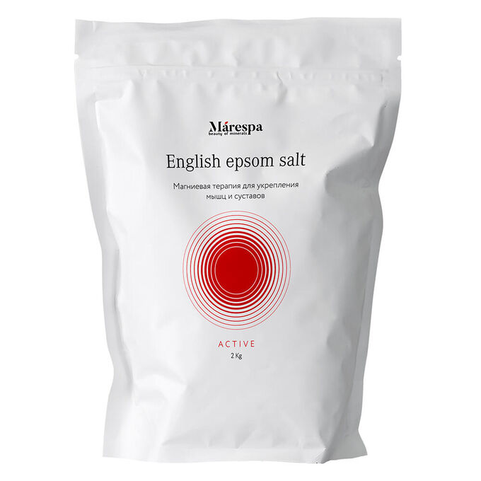 Marespa Соль для ванны &quot;English epsom salt&quot; с натуральным эфирным маслом розмарина и мяты