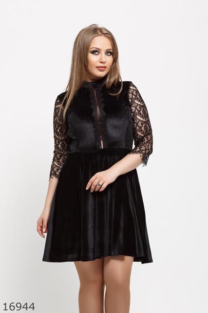 Женское платье 16944 черный