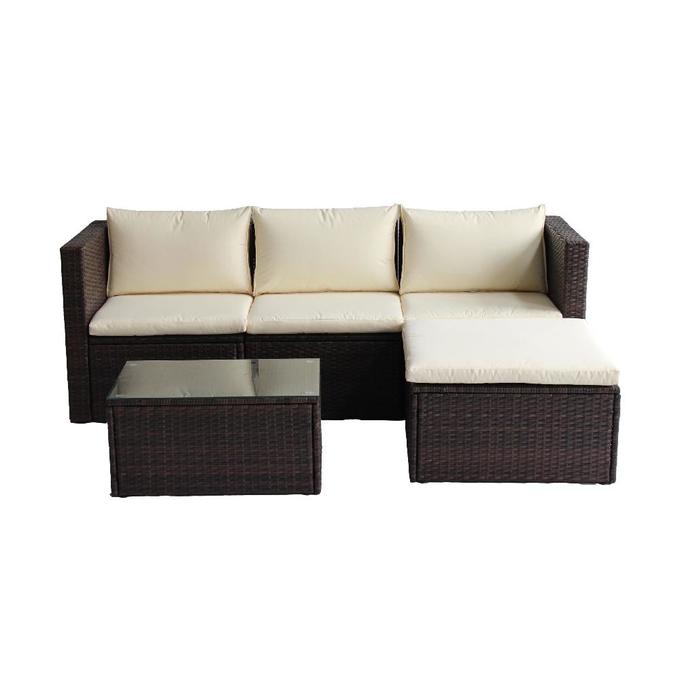 Комплект для отдыха EMPIRE:  стол кофейный + модульный диван