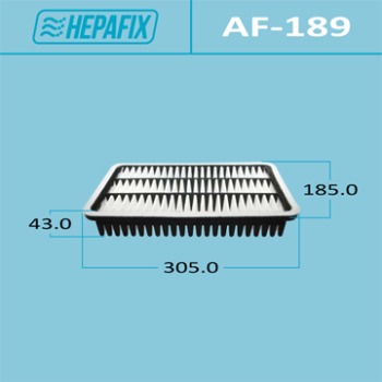 Воздушный фильтр A-189 &quot;Hepafix&quot;
