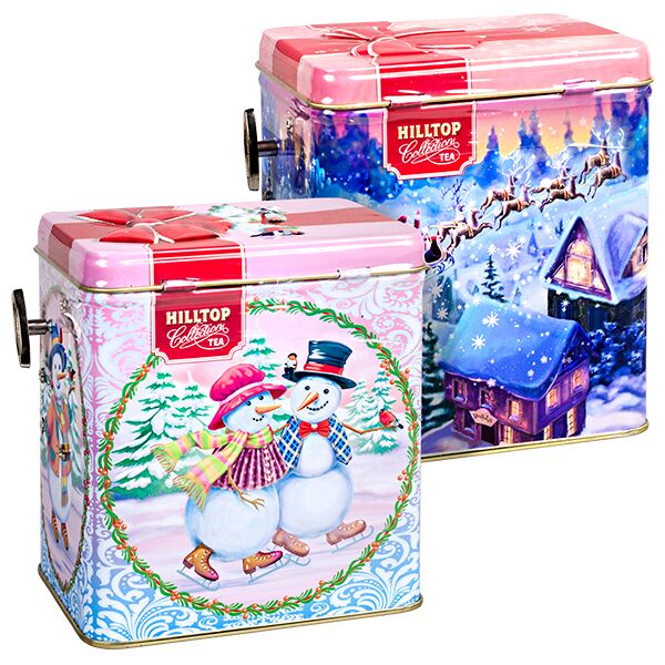 Чай HILLTOP музыкальная шкатулка &#039;Музыкальный зимний подарок&#039; ж/б 100 г