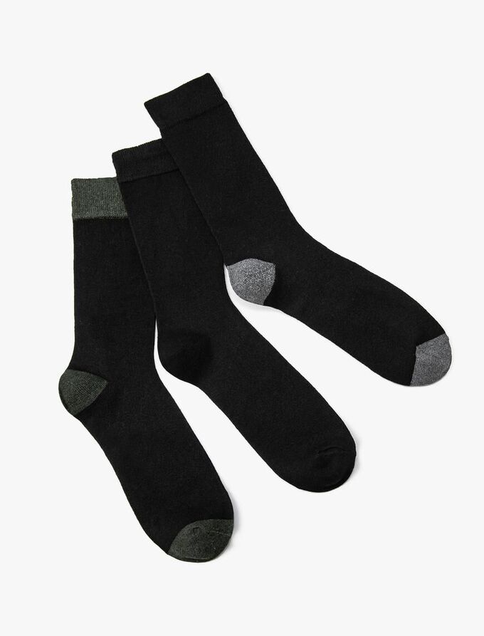 KOTON Мужской базовый комплект длинных носков из трех предметов